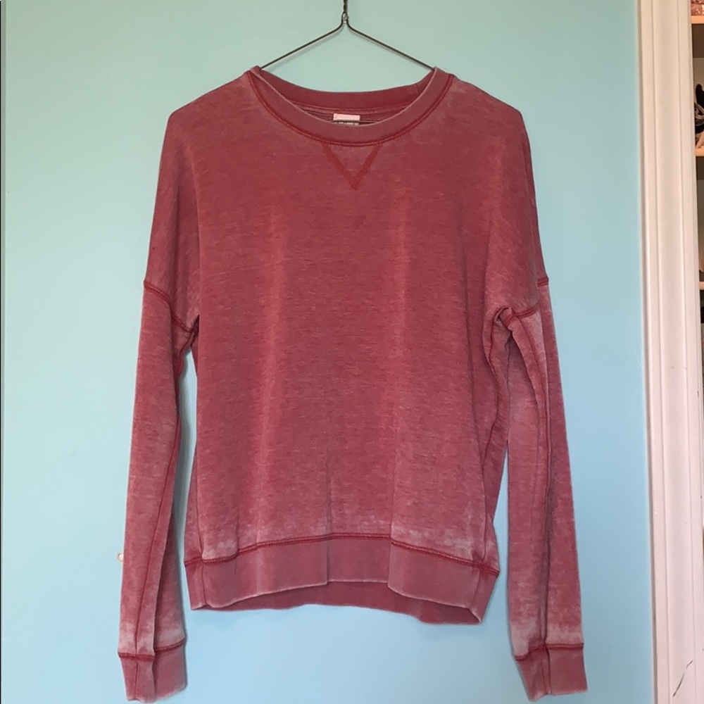 Red Comfy Long Sleeve
